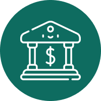 Money and banking logo